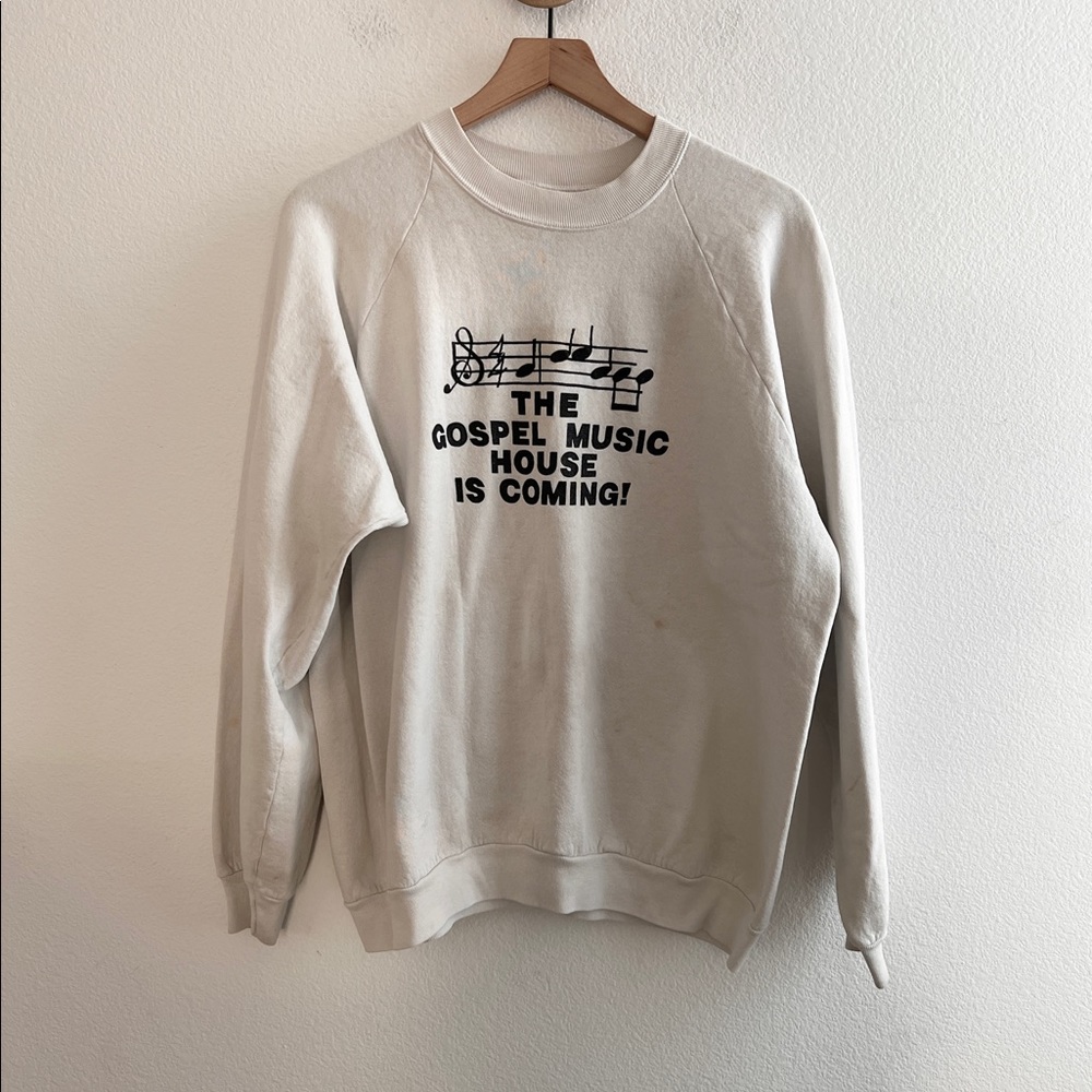 Vintage Gospel Music African American "No Black Man No Black Family" Sweatshirt